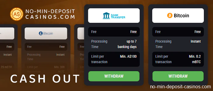 Withdraw your winnings in $1 Deposit Casino